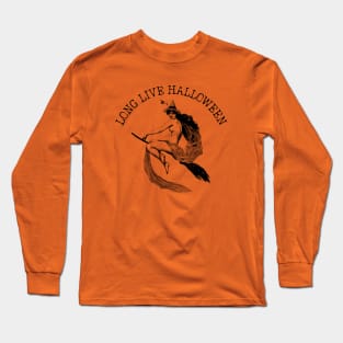 Long Live Halloween - Vintage Witch Long Sleeve T-Shirt